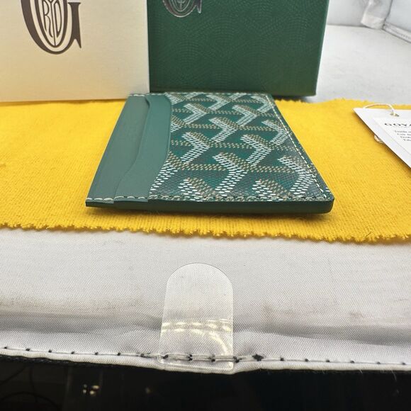 Goyard Saint Sulpice Green Card Holder Authentic New With Tags Paris July 2025 - Picture 9 of 10